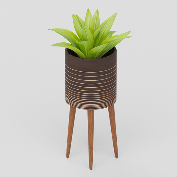 Vray Ready Potted Plant - 3DOcean Item for Sale