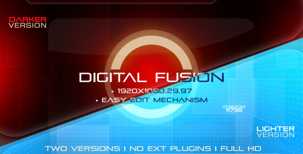 Digital Fusion - A Sci-Fi Futuristic Template