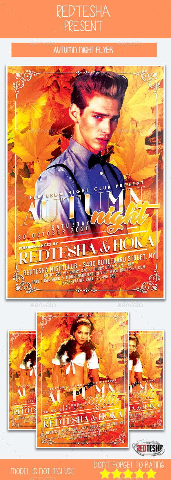 Autumn Night Flyer - Events Flyers