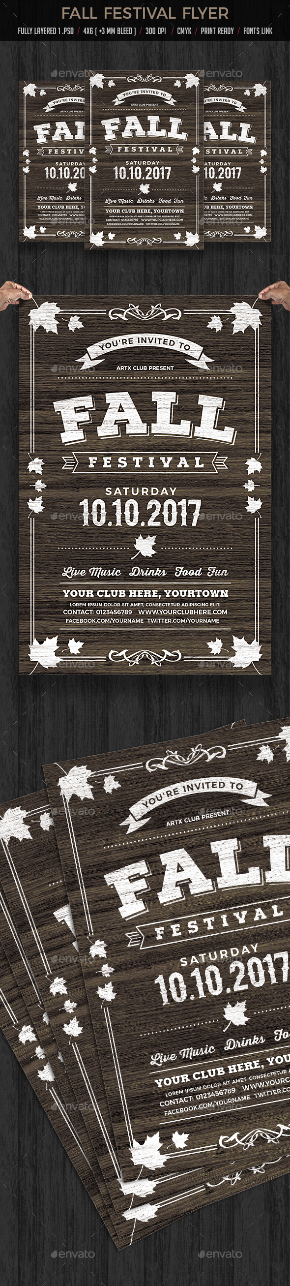 Fall Festival - Events Flyers