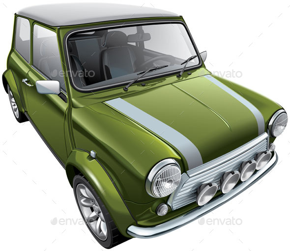 Vintage City Car - Man-made Objects Objects