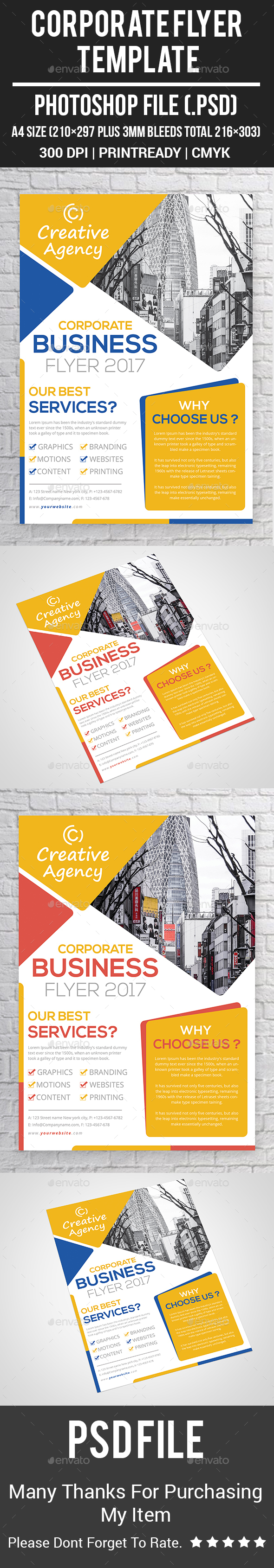 Corporate Flyer Template - Corporate Flyers
