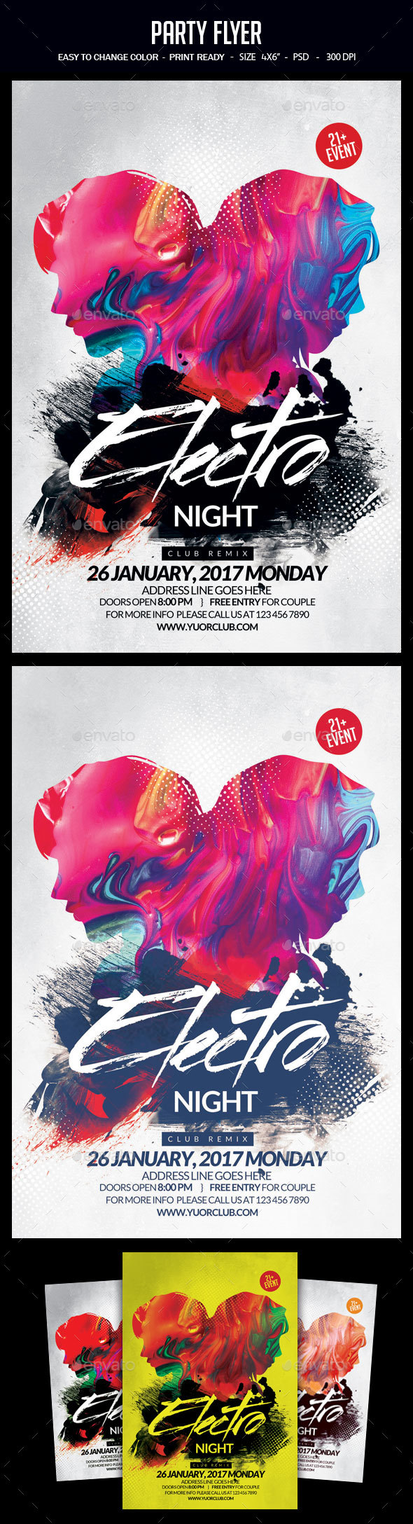 Party Flyer - Clubs & Parties Events