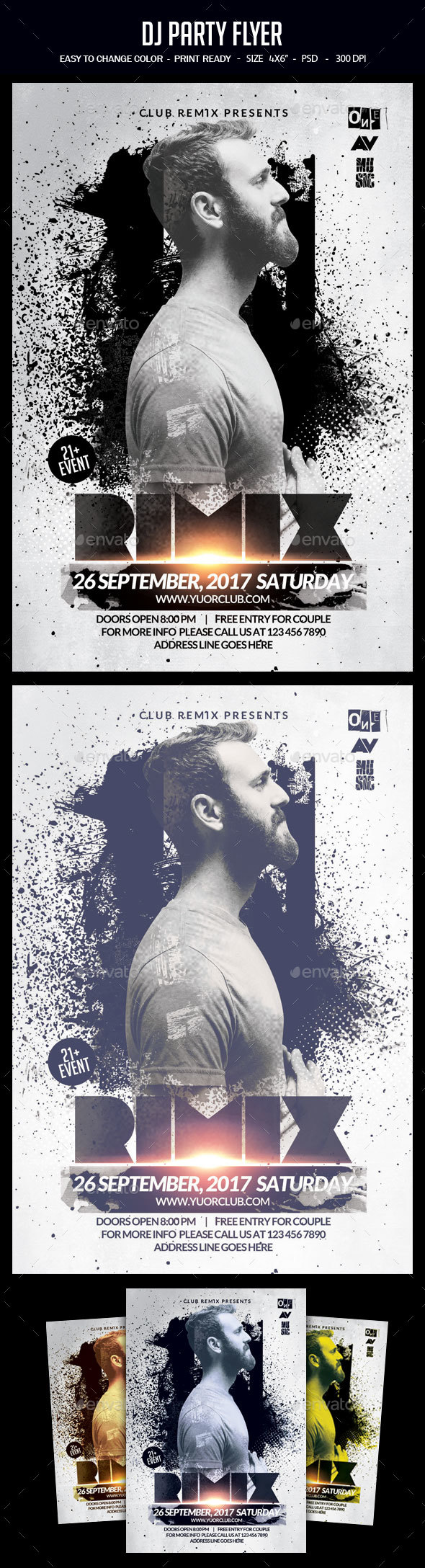 Dj Party Flyer - Clubs & Parties Events
