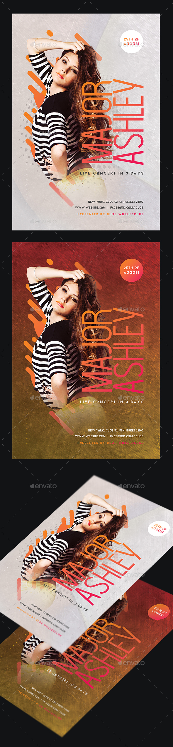 Artist Live Performance Flyer - Clubs & Parties Events