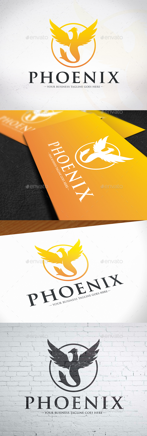 Royal Phoenix Logo - Animals Logo Templates