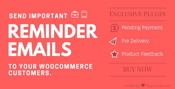WooCommerce Reminder Emails for WordPress - CodeCanyon Item for Sale