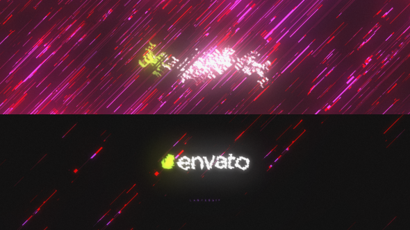 Glitch Logo Intro