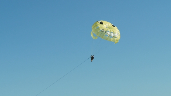 Parasailer on the French Riviera