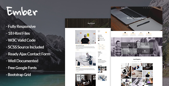 ThemeForest Ember Marketing Agency HTML Template 20457296 ThemeForest Ember Marketing Agency HTML Template 20457296