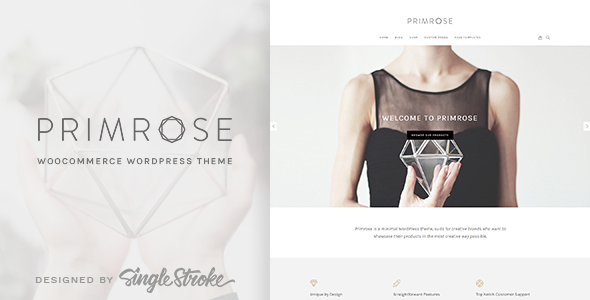 Primrose - A Minimal WooCommerce WordPress Theme for Creative eCommerce Websites - WooCommerce eCommerce