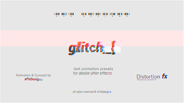 Project-x Glitch Text - VideoHive 20569677