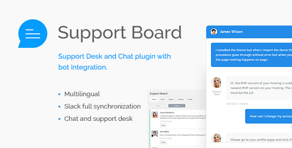Support Board - Chat And Help Desk | Support & Chat - CodeCanyon Item for Sale