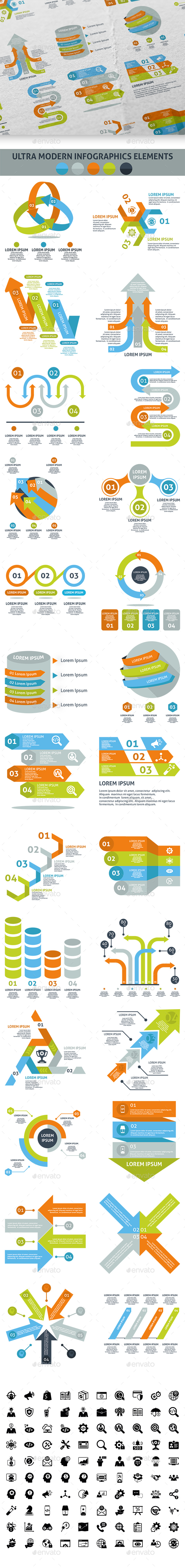 Ultra Modern Infographic Elements