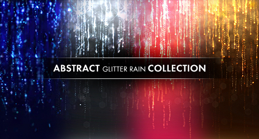 Abstract particles rain colection