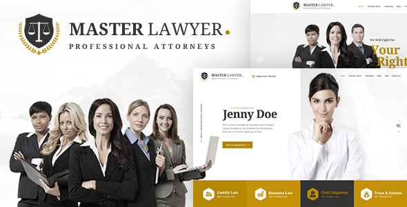 Master Lawyer - ThemeForest 20571249