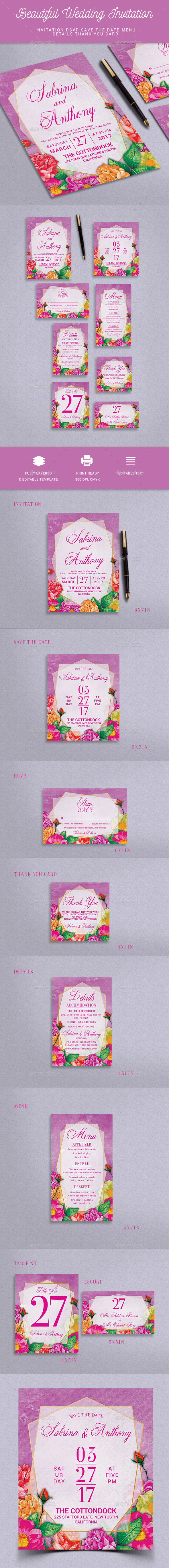 Wedding Invitation - Weddings Cards & Invites