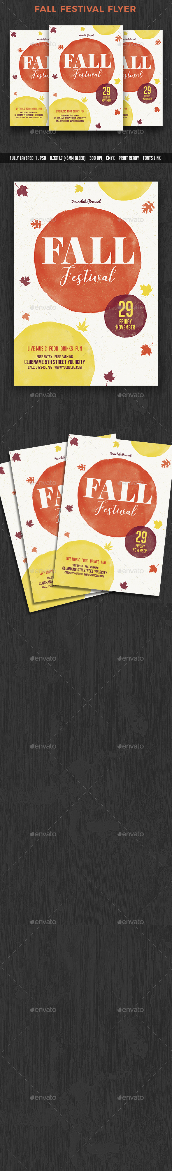 Fall - Events Flyers