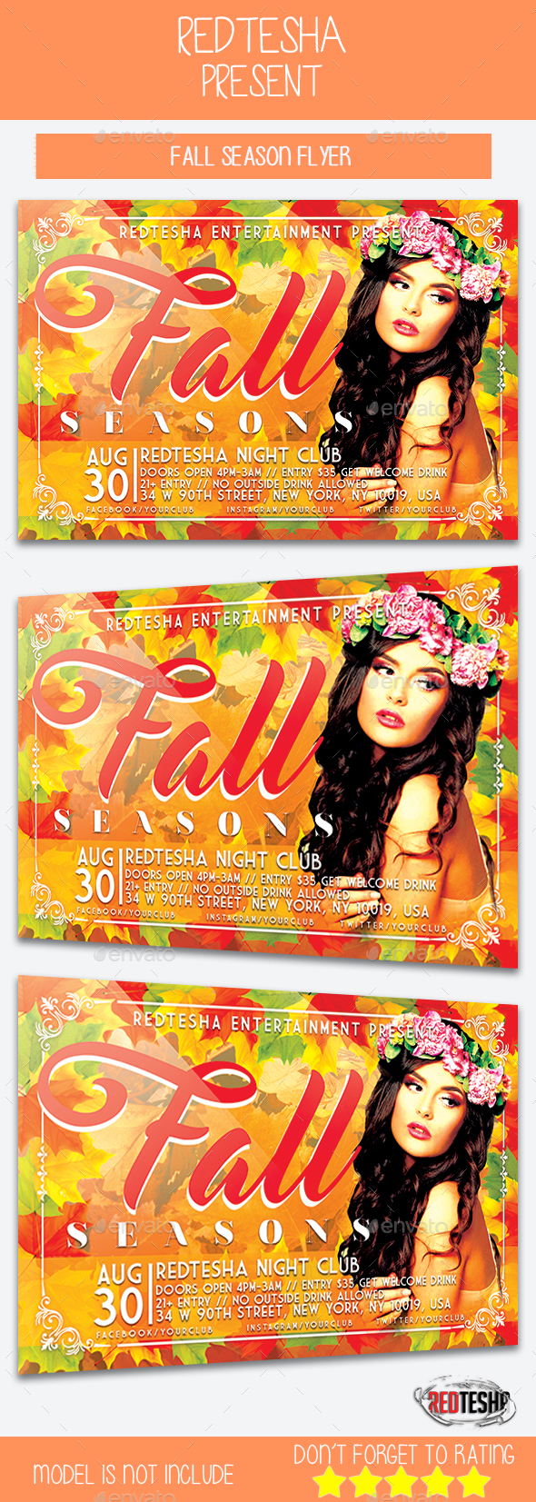 Fall Season Flyer - Events Flyers