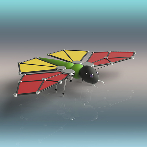 Butterfly Robot - 3Docean 20574589