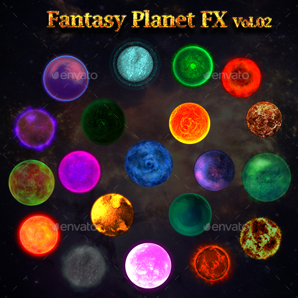 Fantasy Planet FX Vol 02 - Sprites Game Assets