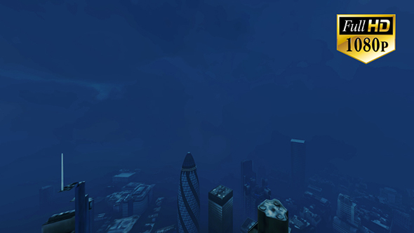 3D London City Cloud 11 alt