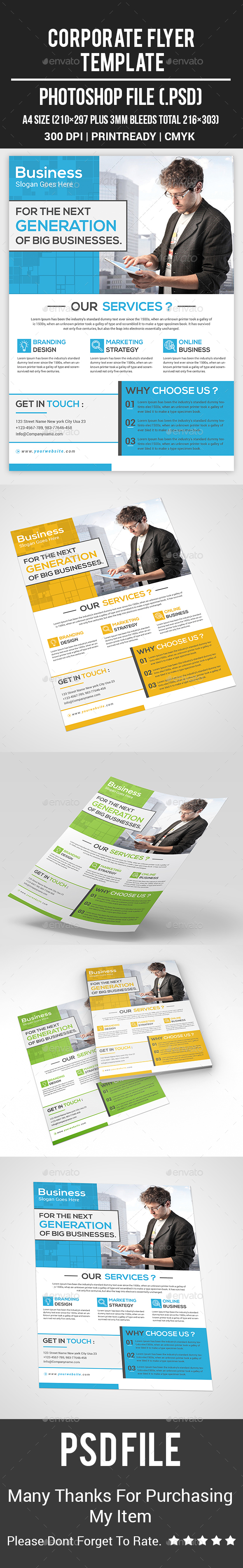 Corporate Flyer Template - Corporate Flyers