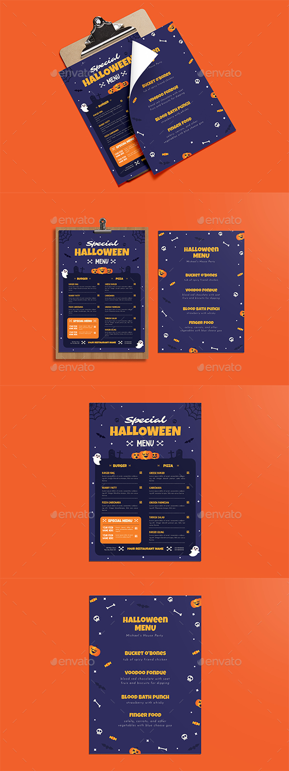 Special Halloween Menus