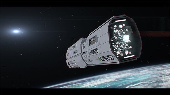 Future Sci-Fi Spaceship by blohslv | VideoHive