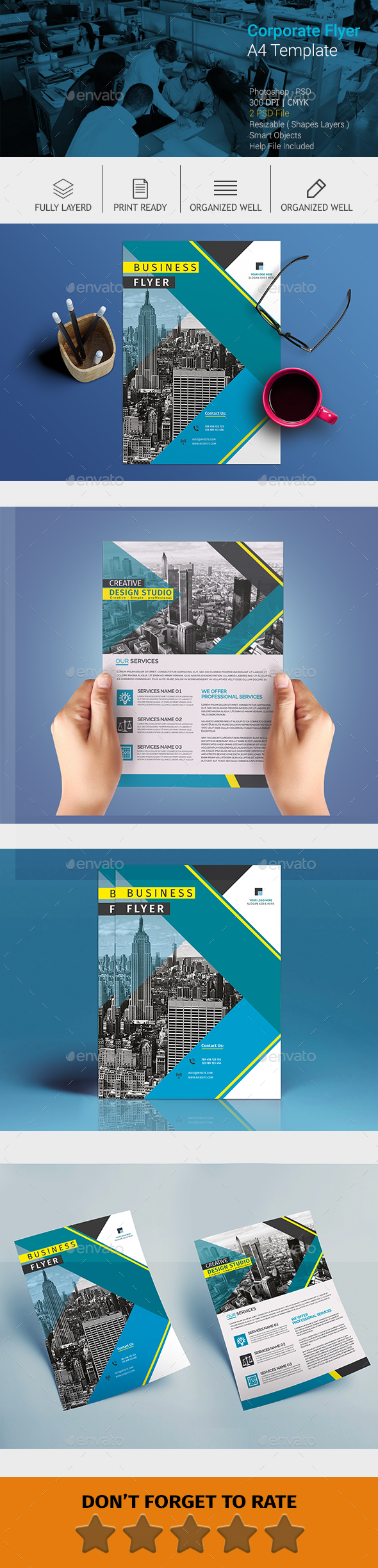 A4 Corporate Business flyer #9 - Corporate Flyers