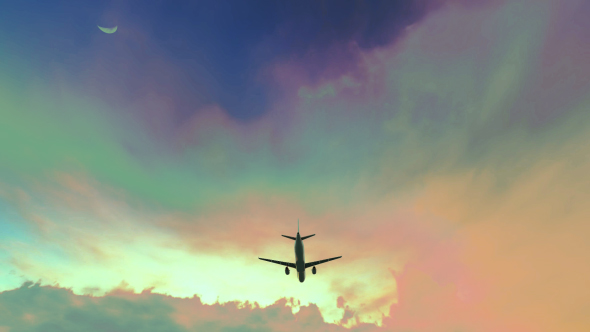 Clouds and Plane, Motion Graphics | VideoHive