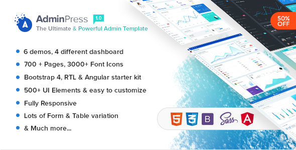 ThemeForest Admin Press The Ultimate & Powerful Bootstrap 4 Admin Template 20470856 ThemeForest Admin Press The Ultimate & Powerful Bootstrap 4 Admin Template 20470856
