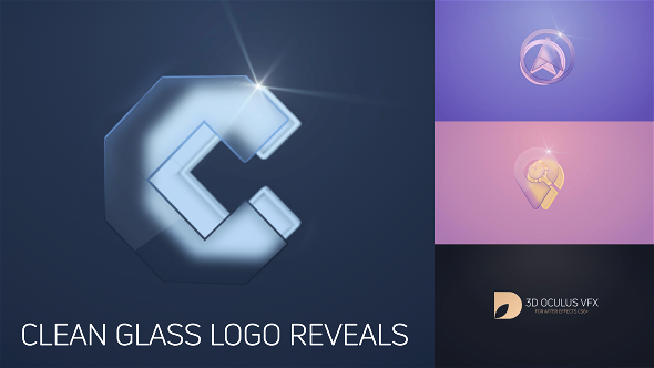 Clean Glass Logo - VideoHive 20579538