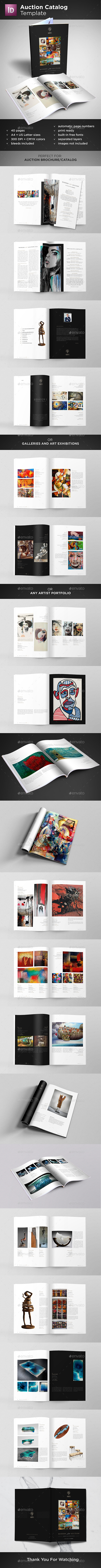 Auction Catalog Template - Catalogs Brochures