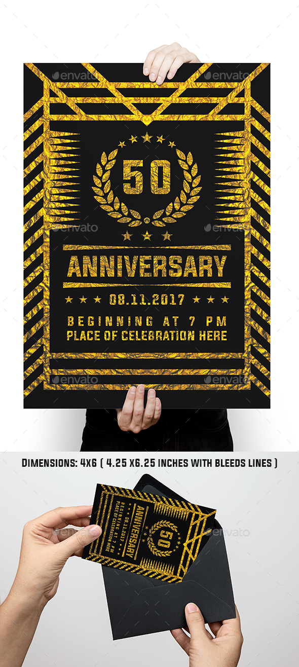 Anniversary Flyer Poster - Clubs & Parties Events