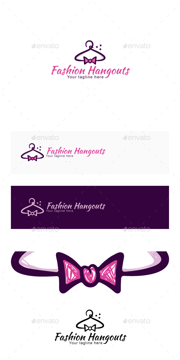 Fashion Hangouts Stock Logo Template - Objects Logo Templates