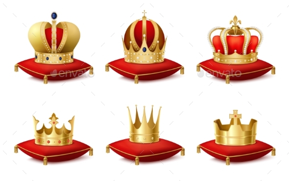 GraphicRiver Heraldic Crowns Set 20582827