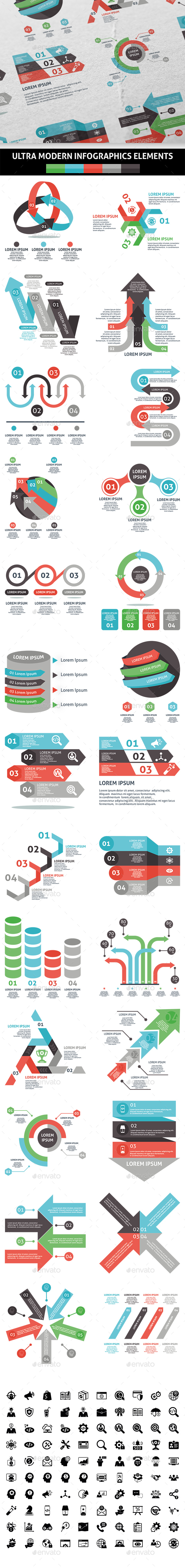 Ultra Modern Infographic Elements