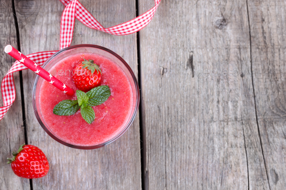 Strawberry smoothie background Stock Photo by Lana_M | PhotoDune