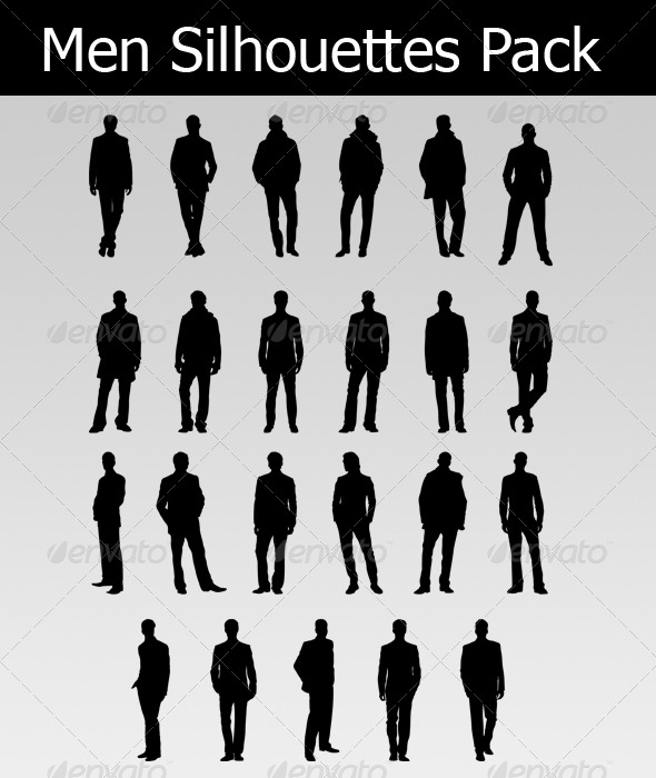 Men Silhouettes Pack