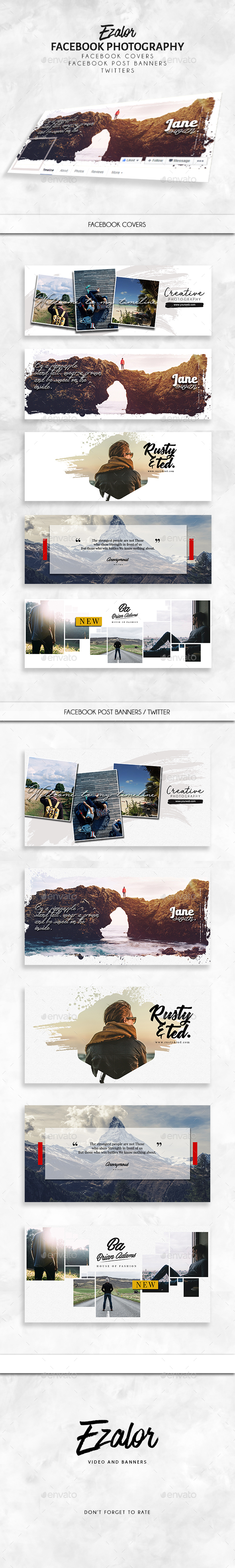 Facebook Set - Facebook Timeline Covers Social Media