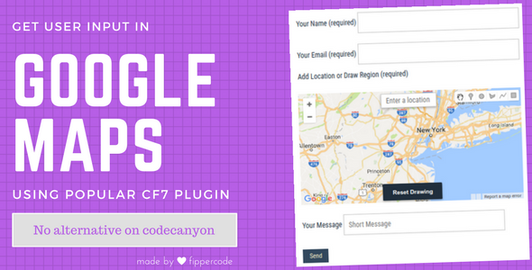 Google Maps Extension for CF7 WordPress Plugin - CodeCanyon Item for Sale