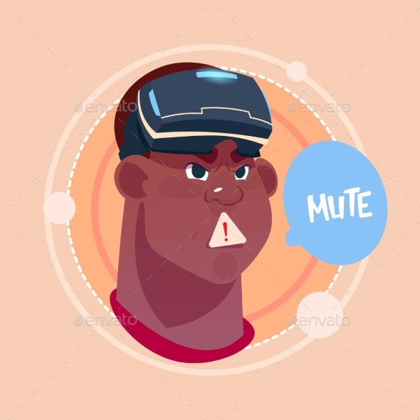Man Emoji Mute - People Characters
