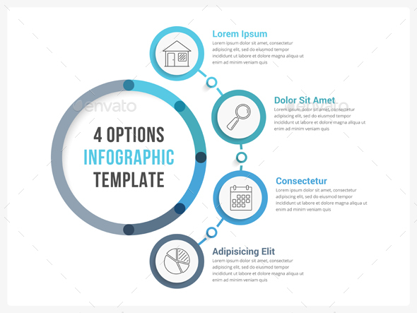 Four Steps Infographics - Infographics