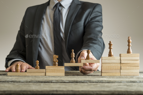 Conceptual image of career management - Stock Photo - Images