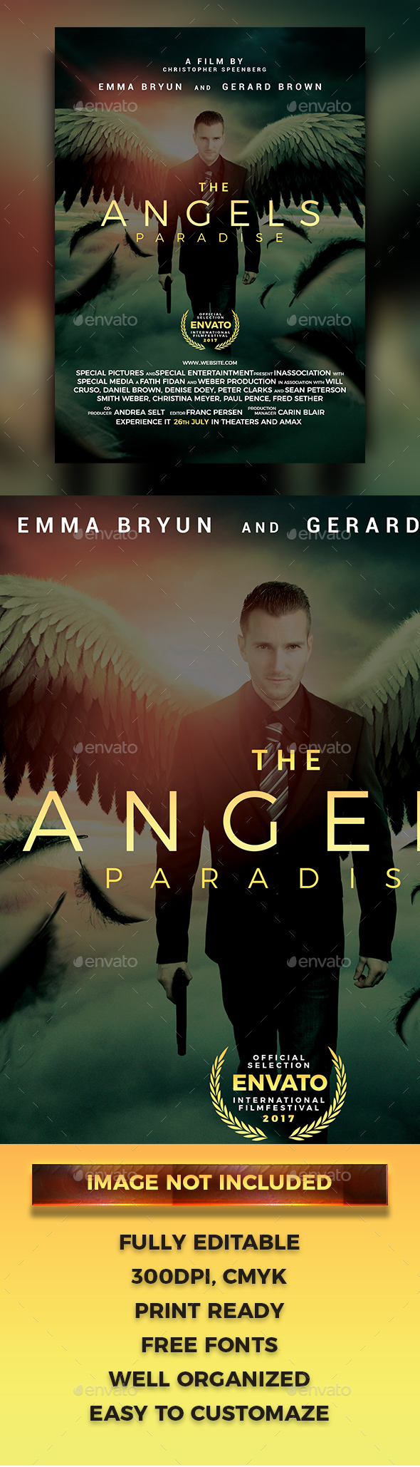 The Angels Paradise Poster/Flyer - Events Flyers