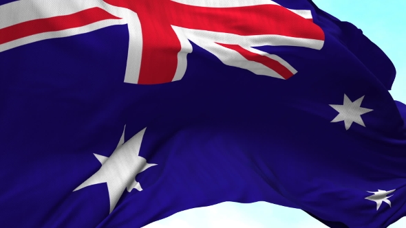 Australian Flag Animation, Motion Graphics | VideoHive