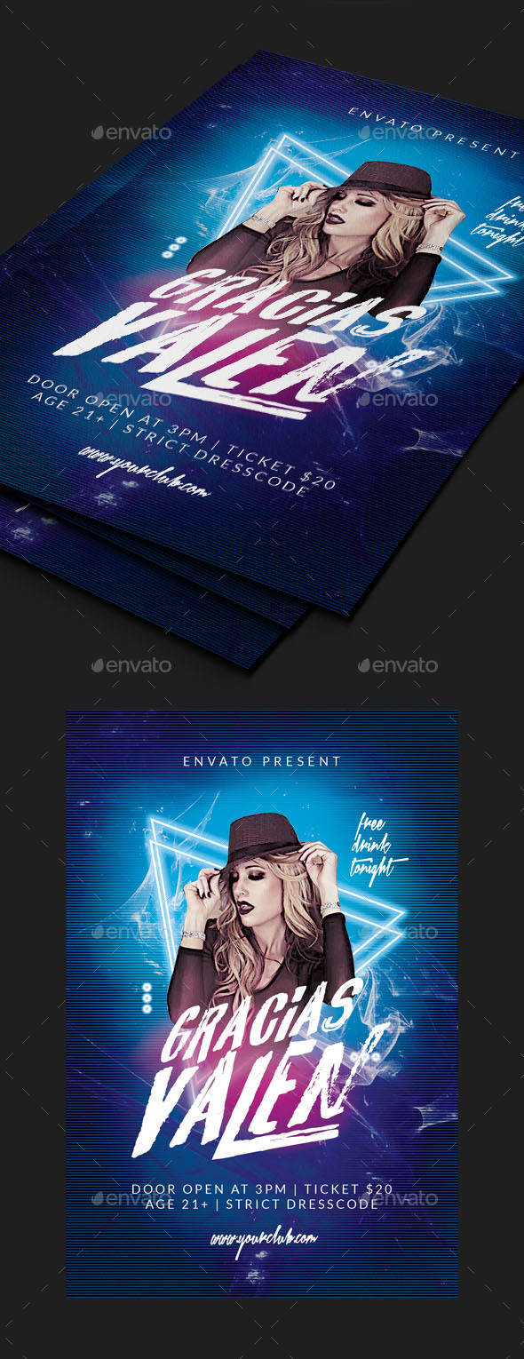 Guest Dj Flyer - Clubs & Parties Events