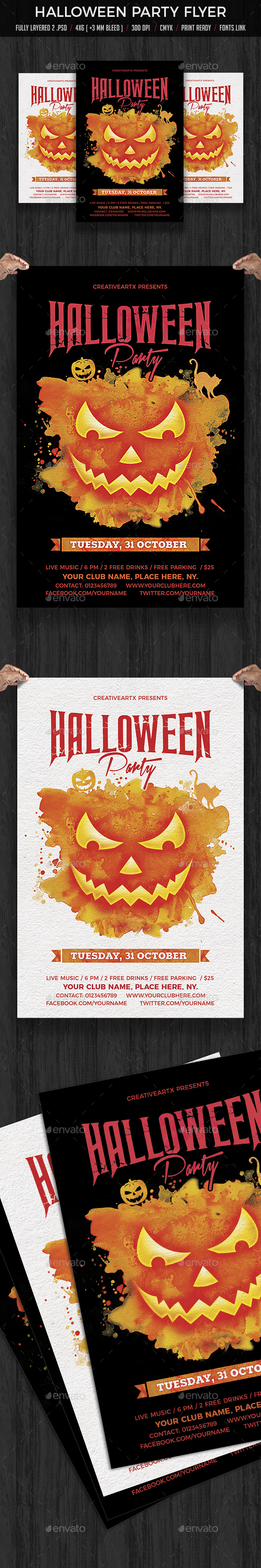 Halloween Party - Events Flyers
