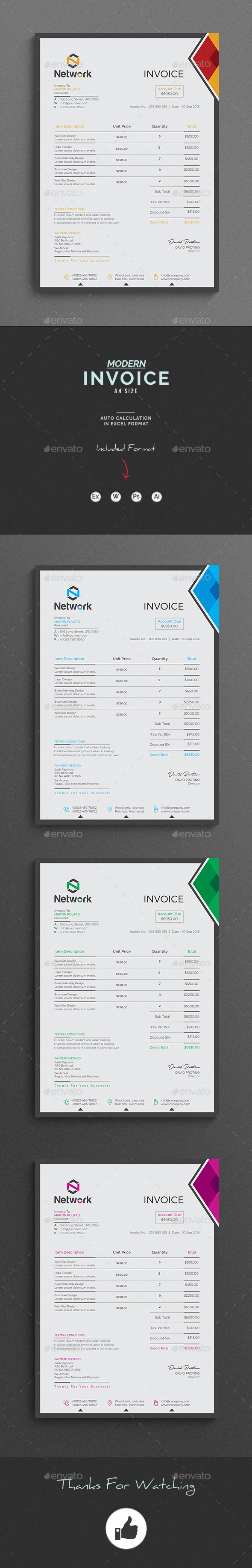 Invoice - Proposals & Invoices Stationery